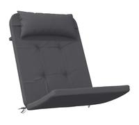 vidaXL Coussins de Chaise Adirondack Lot de 2 Anthracite Tissu Oxford, Coussin, Coussin de siège de Jardin, Coussin de Chaise d'extérieur