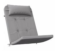 vidaXL Coussins pour chaise Adirondack 361831 Gris tissu Oxford – Lot de 2