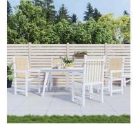 vidaXL Coussins de jardin dossier bas 4 pièces 100x50x3 cm tissu Oxford Beige