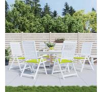vidaXL Coussins de chaise de jardin lot de 6