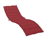vidaXL Coussins de Chaise Longue Tissu Oxford Rouge Bordeaux