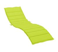 vidaXL Coussins de Chaise Longue Vert Vif 200 x 60 x 3 cm