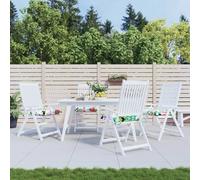 vidaXL Coussins de chaise lot de 4 multicolore 40x40x7 cm tissu