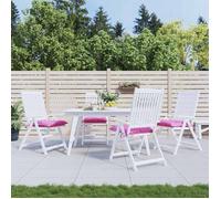 vidaXL Coussins de chaise - Rose