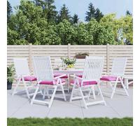 vidaXL Coussins de chaise - Rose