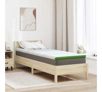 Vidaxl Coussins De Matelas Blanc Et Vert 70 X 200 Cm