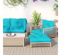 vidaXL Palette Turquoise Lot de 2