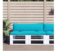 vidaXL Coussins de palette - Lot de 2 Turquoise