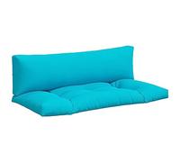 vidaXL Coussins de Palette 2 pcs Turquoise Tissu Oxford, Coussin, Coussin de canapé, Oreiller de Dos, Coussin extérieur, Coussin de siège