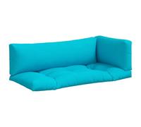 vidaXL Coussins de Palette 3 pcs Turquoise Tissu Oxford, Coussin, Coussin de canapé, Oreiller de Dos, Coussin extérieur, Coussin de siège