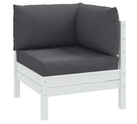 vidaXL Coussins de palette - Anthracite Mélangé