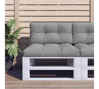 vidaXL Coussins de palette lot de 2 - Gris