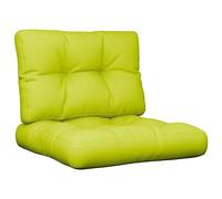 vidaXL Coussins de palette 360656 en tissu vert vif Lot de 2