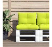 vidaXL Coussins de palette - Vert vif