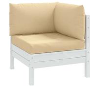 vidaXL Coussins de palette lot de 3 - Beige mélangé