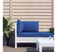 Vidaxl Coussins De Canapã© Palette 3 Pcs Bleu Tissu