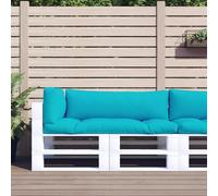 vidaXL Coussins de Palette 3 pcs Turquoise Tissu Oxford, Coussin, Coussin de canapé, Oreiller de Dos, Coussin extérieur, Coussin de siège