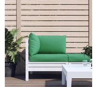 vidaXL Coussins de palette lot de 3 vert tissu oxford