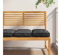 vidaXL Coussins de palette pour sièges 2 pcs - Noir