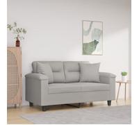VidaXL Coussins décoratifs Gris clair
