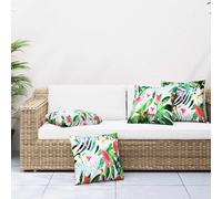 vidaXL Coussins Décoratifs Lot de 4 Multicolore
