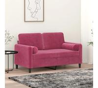 vidaXL Coussins Décoratifs Rouge Bordeaux