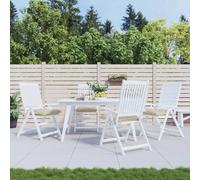 vidaXL Lot de 4 Coussins de Palette, Galette de Siège Imperméable, Coussin de Jardin, Décoration d'Extérieur Terrasse, Beige 50x50x7 cm Tissu Oxford