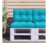 VidaXL Coussins Palette Lot de 2 - Turquoise