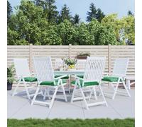 vidaXL Lot de 6 Coussins de Palette, Galette de Siège Imperméable, Coussin de Jardin, Décoration d'Extérieur Terrasse, Vert 50x50x7 cm Tissu Oxford