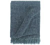 vidaXL Couverture coton 125x150 cm - Bleu indigo