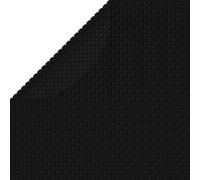 Couverture de piscine Noir 488 cm PE