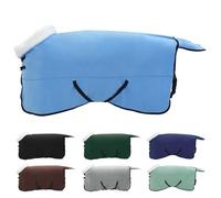 Vidaxl Couverture Équine Aqua Complet 165 Cm Fleece Polaire