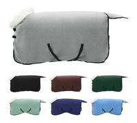 Vidaxl Couverture Équine Gris Clair Complet 75 Cm Fleece Polaire
