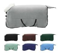 Vidaxl Couverture Équine Vert Foncé Complet 125 Cm Fleece Polaire