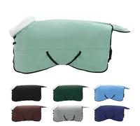Vidaxl Couverture Équine Vert Foncé Complet 155 Cm Fleece Polaire