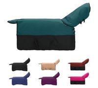 Vidaxl Couverture Équine Vert Foncé Et Noir 115 Cm Polyester