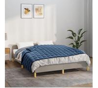vidaXL Couverture lestée Bleu 140x200 cm 10 kg Tissu 3154854
