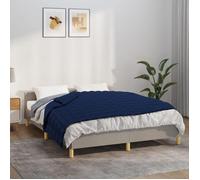 vidaXL Couverture lestée Bleu 140x200 cm 6 kg Tissu 3154797