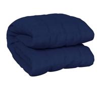 vidaXL Couverture Lestée Bleu 200x200 cm 13 kg en Tissu - Couette Apaisante pour l'Anxiété - Literie