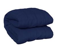 vidaXL Couverture lestée Bleu 200x220 cm 13 kg Tissu, Couverture, Couverture Couette, Couverture apaisante, literie, Couverture lestée pour l'anxiété