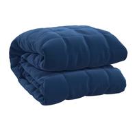 vidaXL Couverture lestée Bleu 220x260 cm 11 kg Tissu
