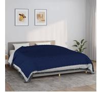 Vidaxl Couverture Lestée Bleu 220x260 Cm 11 Kg Tissu
