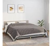 Vidaxl Couverture Lestée Gris 235x290 Cm 15 Kg Tissu