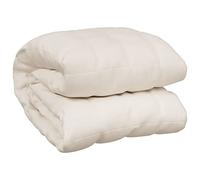 vidaXL Couverture lestée 138x200 cm 6 kg Tissu Crème clair