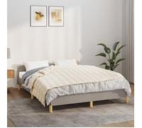 vidaXL Couverture lestée Crème clair 152x203 cm 7 kg Tissu