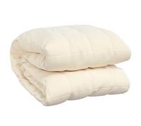 vidaXL Couverture lestée Crème clair 200x220 cm 9 kg Tissu