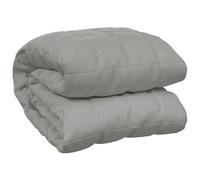 vidaXL Couverture lestée Gris 120x180 cm 5 kg Tissu