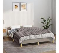 Vidaxl Couverture Lestée Gris 140x200 Cm 6 Kg Tissu 3154833