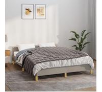 vidaXL Couverture lestée Gris 152x203 cm 7 kg Tissu 3154837