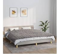 vidaXL Couverture lestée Gris 155x220 cm 7 kg Tissu 350776